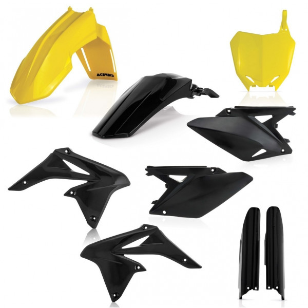 Acerbis Plastik Full Kit Suzuki gelb-schwarz / 6tlg. #1