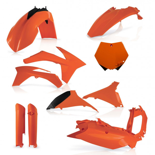 Acerbis Plastik Full Kit KTM orange  / 7-teilig #1