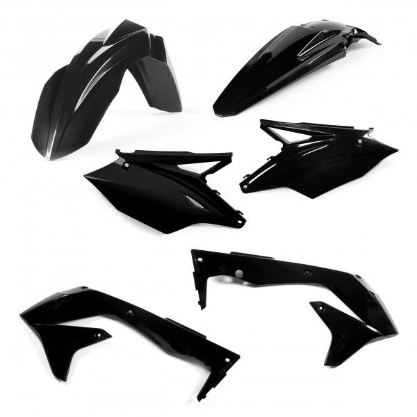 Acerbis Plastik Kit Kawasaki schwarz / 4-teilig #1