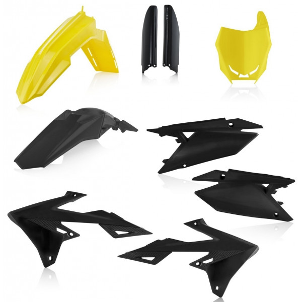 Acerbis Plastik Full Kit Suzuki gelb-schwarz / 6tlg. #1