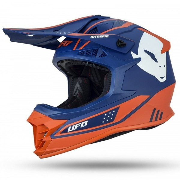 SALE% - UFO Helm Intrepid orange-blau #1