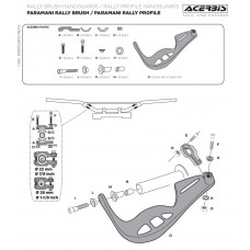 Acerbis Handprotektoren Rally Profile Kit inkl. Anbaukit
