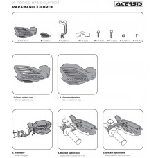 Acerbis Handprotektoren X-Force Kit inkl. Anbaukit