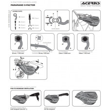 Acerbis Handprotektoren X-Factor Kit inkl. Anbaukit 