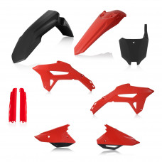 Acerbis Plastik Full Kit passend für Honda rot-schwarz / 6tlg.