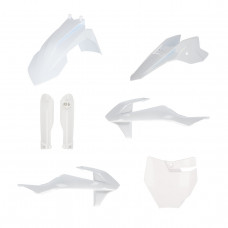 Acerbis Plastik Full Kit passend für KTM / GasGas weiß / 5tlg.
