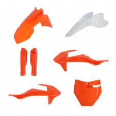 Acerbis Plastik Full Kit passend für KTM / GasGas orange-weiß / 5tlg.