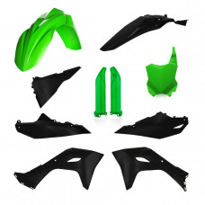 Acerbis Plastik Full Kit Kawasaki grün-schwarz / 7tlg. #1