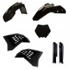 Acerbis Plastik Full Kit passend für KTM schwarz / 5tlg. #1