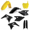 Acerbis Plastik Full Kit passend für Suzuki gelb-schwarz / 6tlg. #1