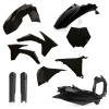 Acerbis Plastik Full Kit passend für KTM schwarz / 7tlg. #1