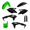 Acerbis Plastik Full Kit passend für Kawasaki schwarz-grün / 6tlg. #1