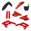 Acerbis Plastik Full Kit passend für Honda schwarz-rot / 6tlg. #1