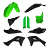 Acerbis Plastik Full Kit passend für Kawasaki grün-schwarz / 7tlg. #1