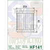 Hiflo Filtro Ölfilter passend für Yamaha / Beta #2