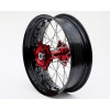 REX Rad 17x5.00 passend für Honda 25MM schwarz-rot #1